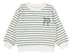 Petit Piao sweatshirt green striped
